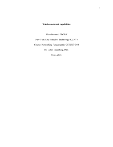 Wireless Network Capabilities: Wi-Fi Frequencies, Standards & Tools