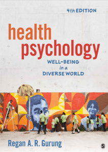 Health Psychology: Well-Being in a Diverse World - 4th Edition Textbook