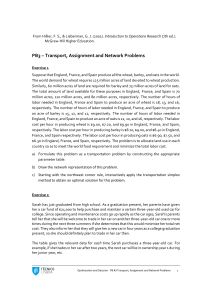 Operations Research Network Problems