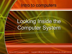Intro to Computer Systems: Hardware, Software, Data, and Users