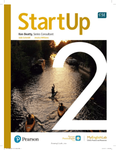 StartUp 2 English Coursebook: Learning Objectives & Welcome Unit