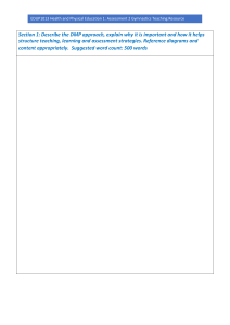 Gymnastics Teaching Resource: DMP Approach, Activities & Safety