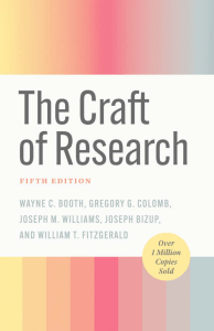 The Craft of Research: A Guide for Students