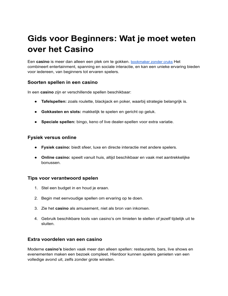 What Everyone Must Know About casino sider uden rofus