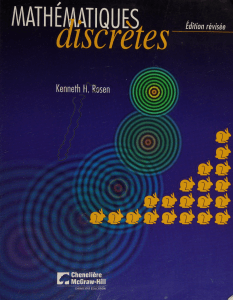 Mathematiques Discretes -- Kenneth H  Rosen -- 2002 -- Cheneli&egrave;re -- 9782894616420 -- fb36b42a0f9751a7d61d8eb62fbd0c8a -- Anna&rsquo;s Archive