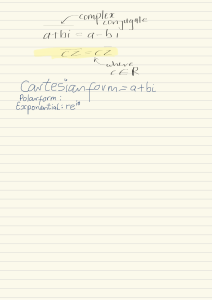 Complex Conjugates & Forms: Math Notes