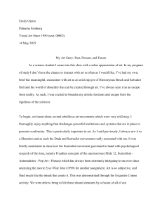 Art Since 1950: Student's Journey & Reflections