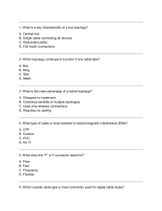 Network Topology & Cabling Quiz: Test Your Networking Knowledge
