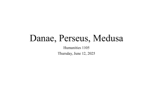 Danae, Perseus, Medusa: Myth Analysis & Hero's Journey