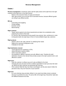 Revenue Management: Key Concepts & Strategies