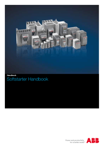 ABB Softstarter Handbook: Selection, Maintenance & Applications Guide