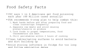 Food Safety Facts: Prevent Food Poisoning with FDA & CDC Tips