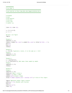 Tutorial de Introducci&oacute;n a MATLAB