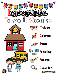 Cuaderno de Lectoescritura: Vocales Tomo 1