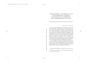 Incunables y Libros del Siglo XVI en el Cat&aacute;logo de la Biblioteca de La Laguna
