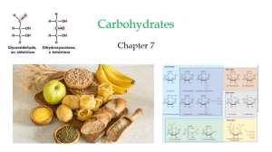 Carbohydrates: Structure, Function, and Importance in Biochemistry
