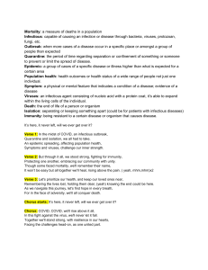 COVID-19 Song Lyrics: Resilience & Definitions