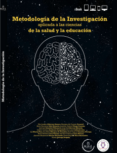 Metodolog&iacute;a de la investigaci&oacute;n aplicada a las ciencias de la salud y la educaci&oacute;n