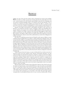 Beowulf: Old English Poem Analysis, History, and Translation
