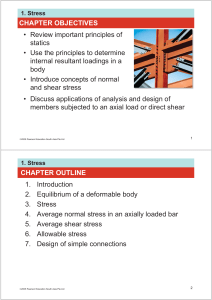 Stress Analysis: Mechanics of Materials Presentation