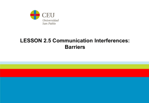Communication Interferences: Barriers, Types & Strategies (Lesson 2.5)