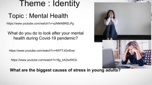 Mental Health & Identity: Course Material