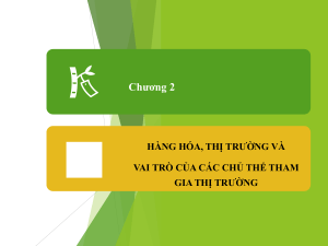 C. M&aacute;c's Theory: Commodities, Market & Role of Participants - Chapter 2