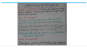Evaluation in Economics: How to Analyze & Judge Economic Arguments