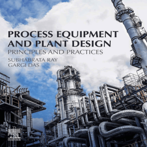 Process Equipment & Plant Design: Principles & Practices