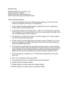 Basic Electrical Engineering Activity Sheet