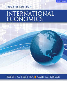 International Economics Textbook: Feenstra & Taylor, Fourth Edition