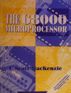 The 68000 Microprocessor Textbook