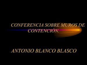 Muros de Contenci&oacute;n: Dise&ntilde;o y An&aacute;lisis de Estabilidad