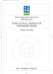 Offshore Ship Structural Design: DNV-RP-C102