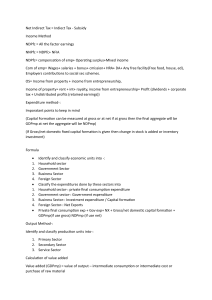 National Income Calculation: Income, Expenditure, Output Methods