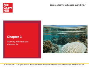 Financial Statement Analysis: Ratios & Cash Flow | McGraw Hill Chapter 3