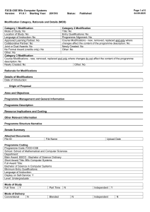 BSc Computer Systems Programme Description
