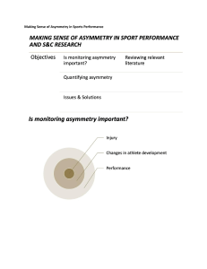 Asymmetry in Sports Performance: Strength & Force Analysis