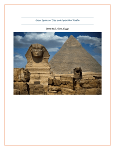 Art History: Great Sphinx to Cloud Gate
