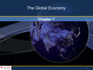 The Global Economy: International Trade, Migration & FDI - Chapter 1