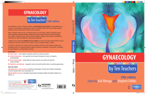 Gynaecology by Ten Teachers, 19th Edition Textbook