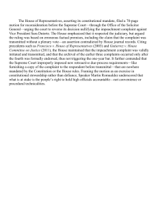 House Files Motion to Reverse Duterte Impeachment Nullification
