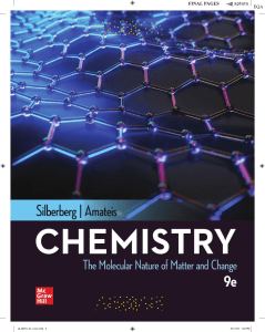 Chemistry: The Molecular Nature of Matter and Change - 9th Edition