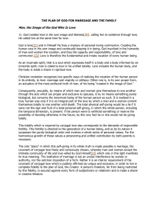 God's Plan for Marriage & Family: A Religious Perspective