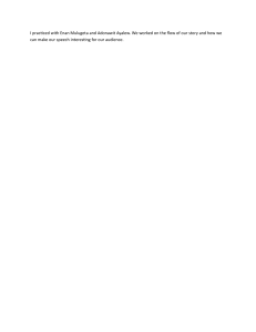 Speech Practice Note: Flow and Audience Engagement