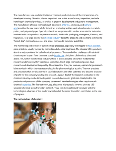 Chemistry: Industry, Molecular Structure, Atoms & Elements Explained
