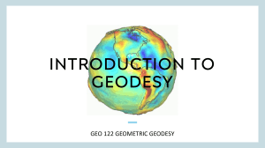 Introduction to Geodesy: Geometric Geodesy Concepts & History
