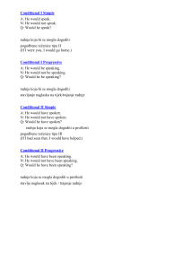 English Conditional Sentences: Grammar Lesson