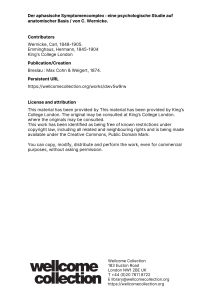 Aphasia: Psychological Study on Anatomical Basis, 1874