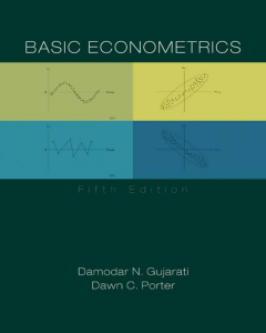 Basic Econometrics, Fifth Edition - Gujarati & Porter Textbook